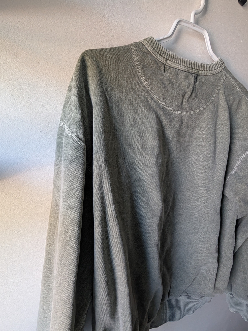 Vintage WindRiver Crewneck Sweatshirt - Light Sage Green - Picture 4 of 4